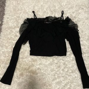 Forever 21 Ruffle Crop Top